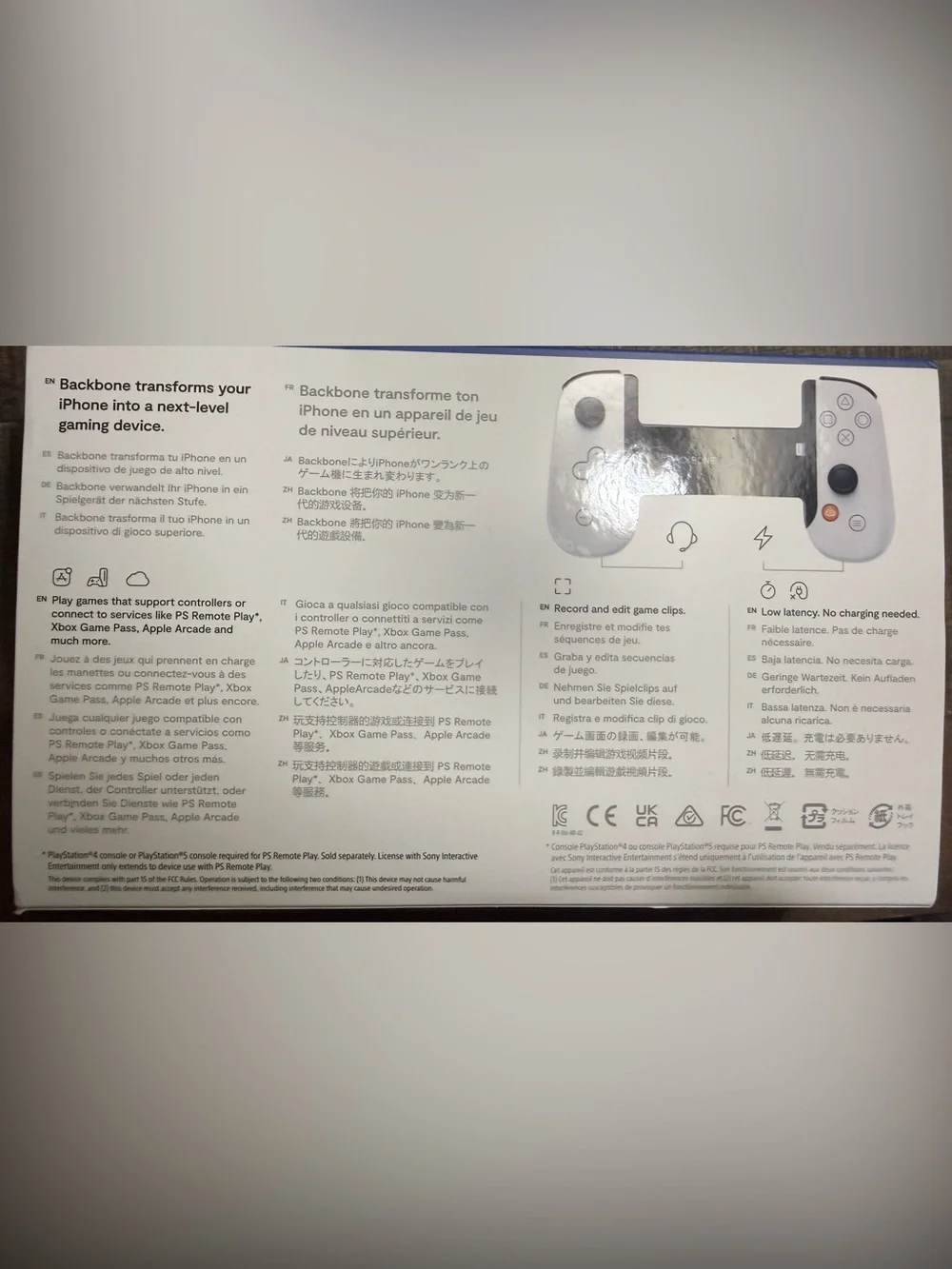 PlayStation backbone for iPhone